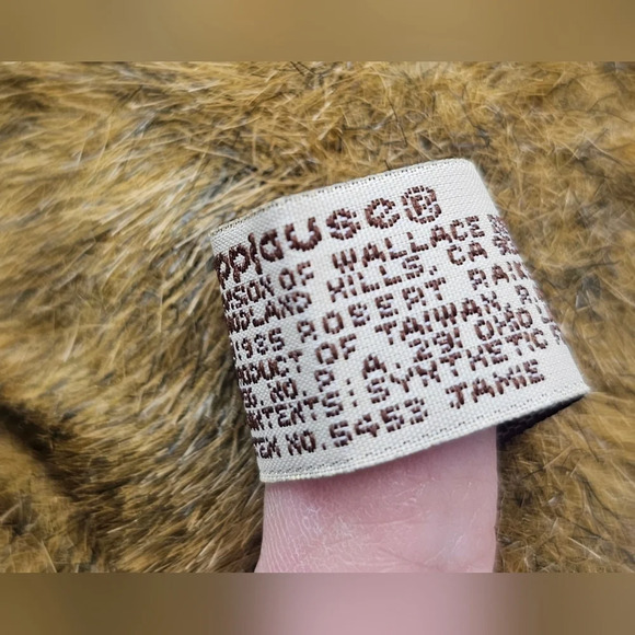 Vintage Robert Raikes Brown Jamie Jointed 9" Bear #5453 Applause 1985 Wood Face - Picture 9 of 11